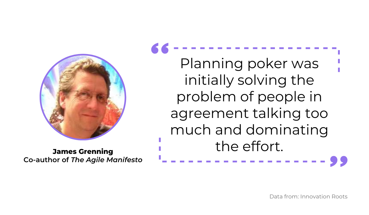 James Grenning quote on planning poker
