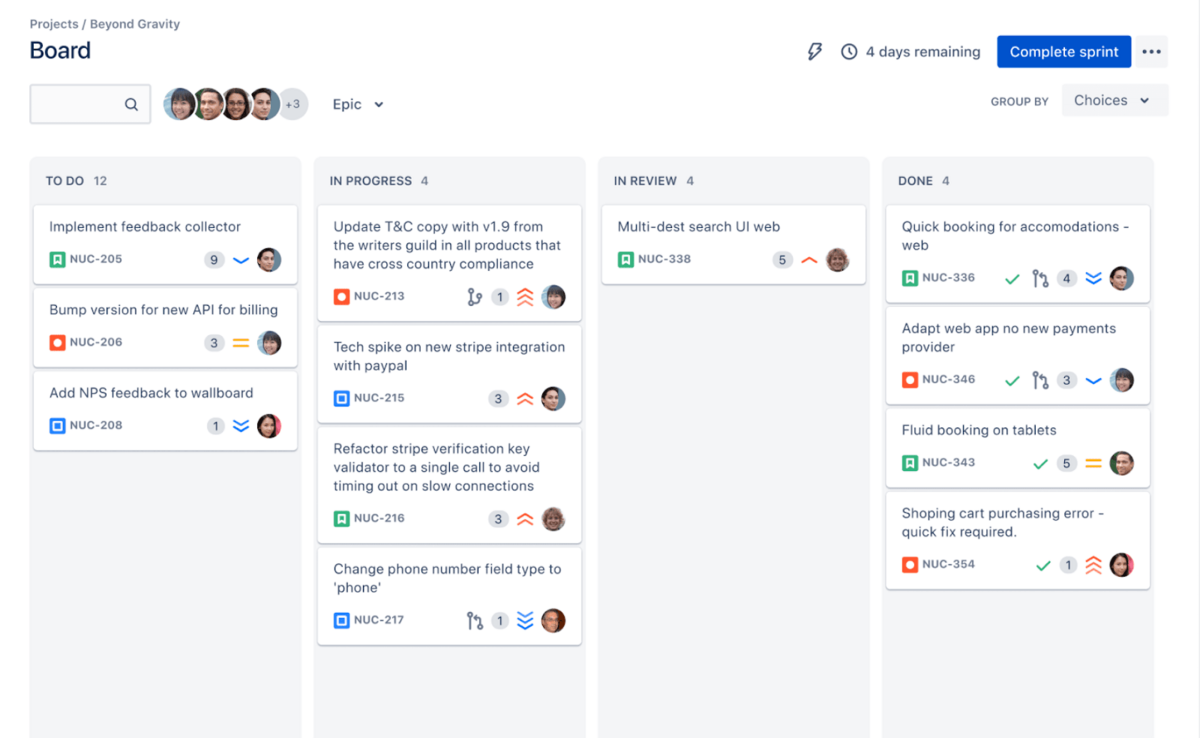 Screen-scrum board 