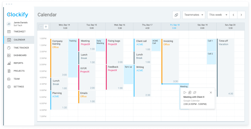 Timeboxing example