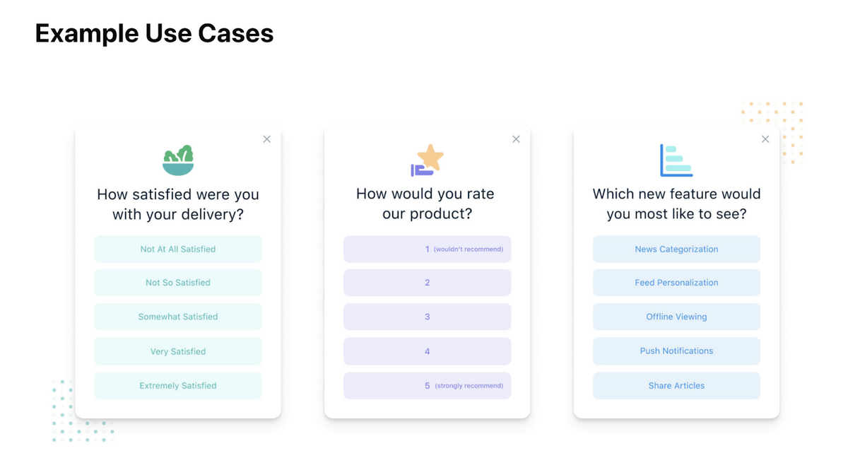 example use cases