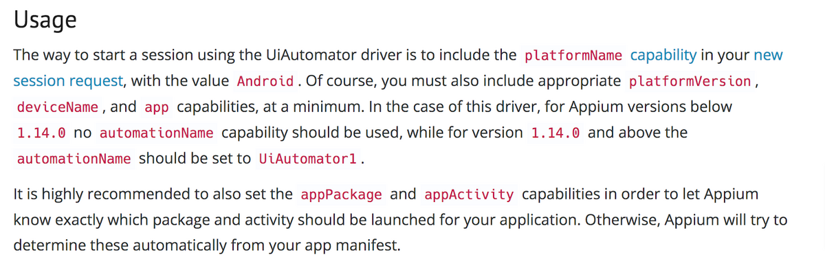 UIAutomator-Android-Appium