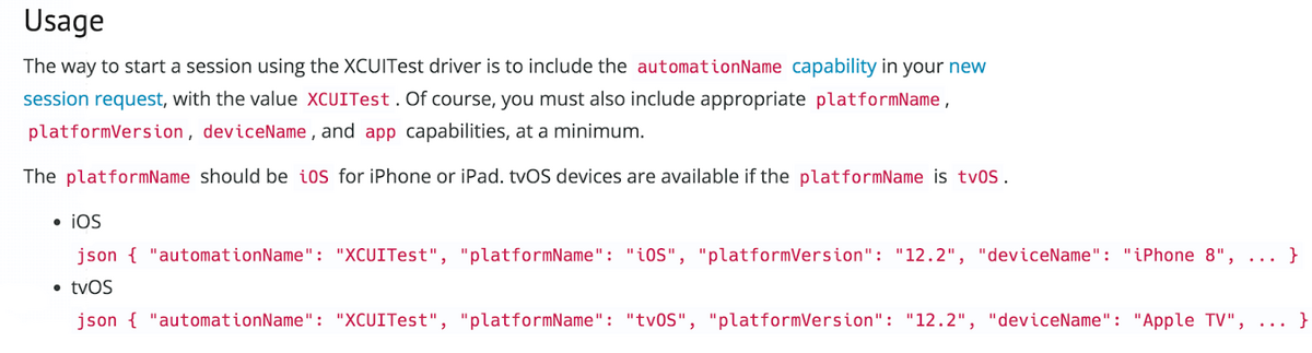 XCUITest-iOS-Appium