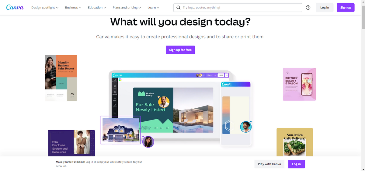 Canva screenshot