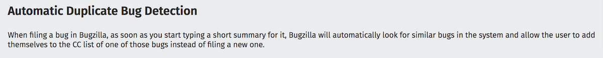 Features-Bugzilla