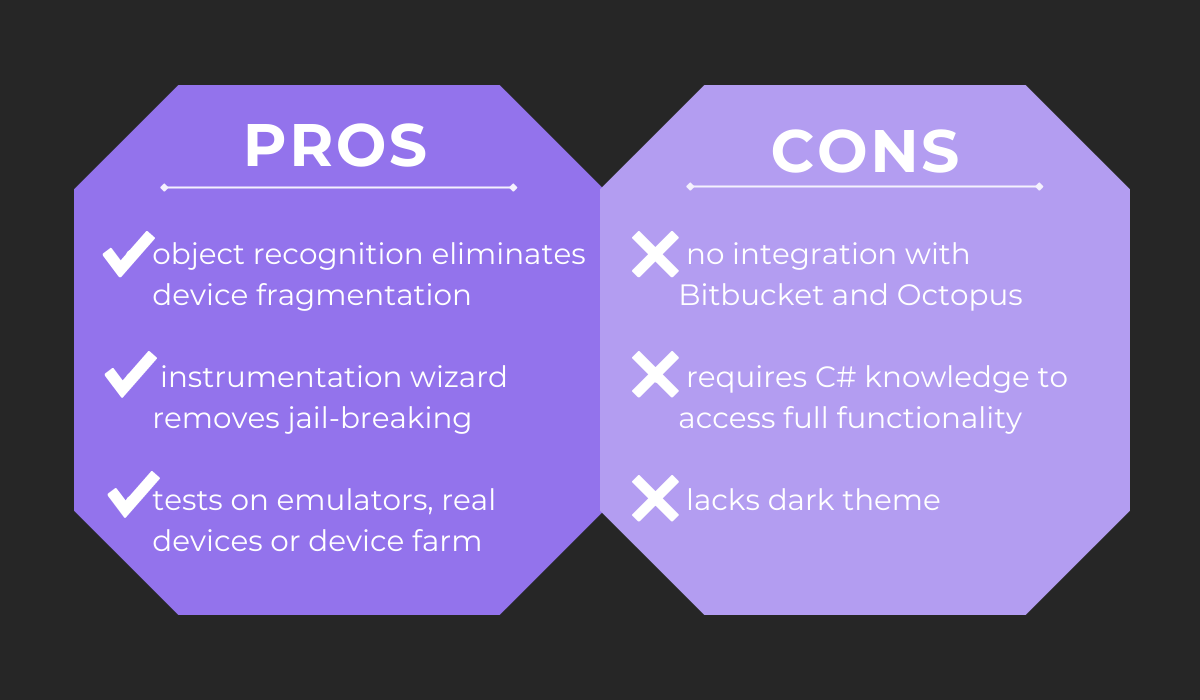 Pros and cons - mobile app testing tools (16)