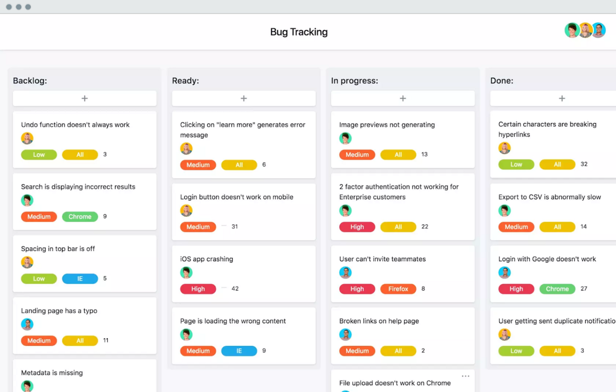 Asana screenshot