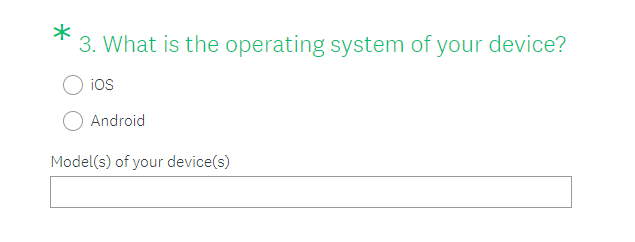 A question that covers the hardware and software requirements of the beta program