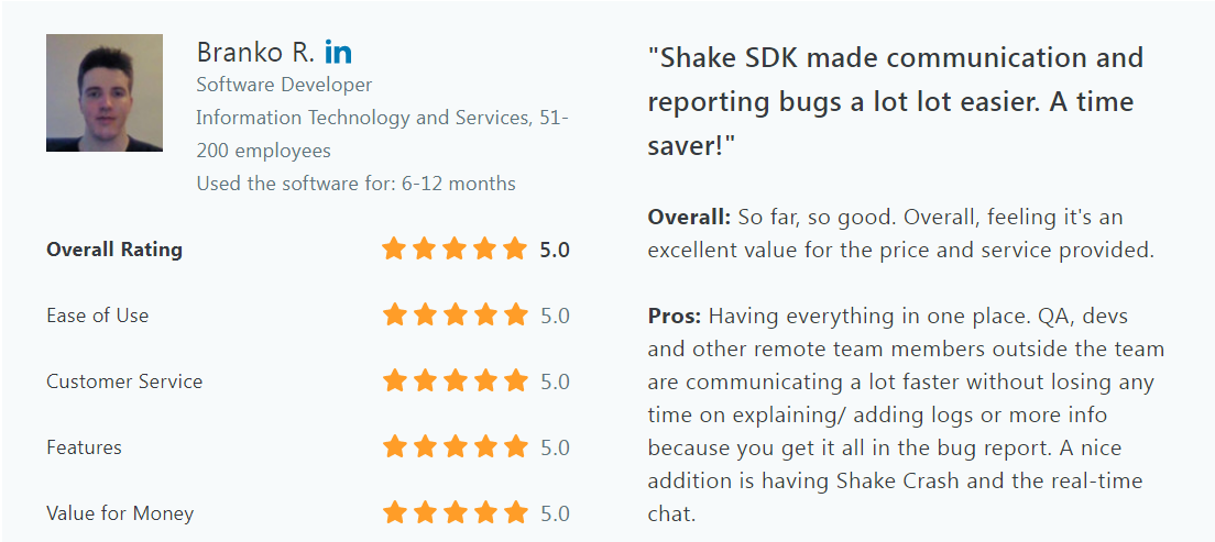 Shake reviews