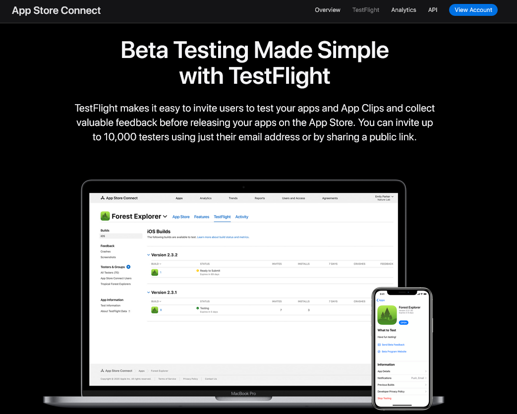 TestFlight-Apple-Developer