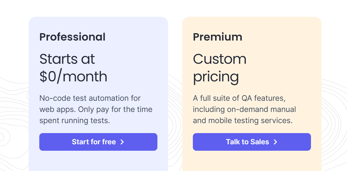 Rainforest qa pricing