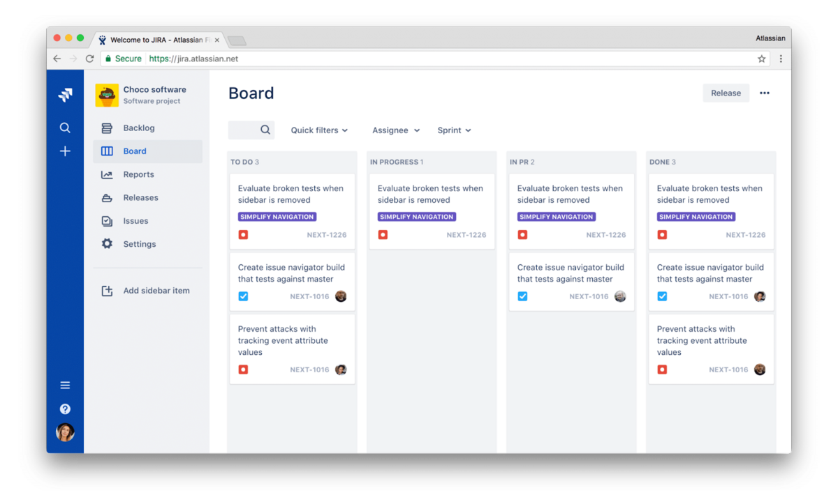 Jira kanban board