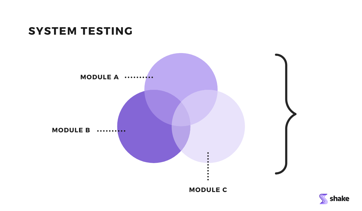 System testing infographic