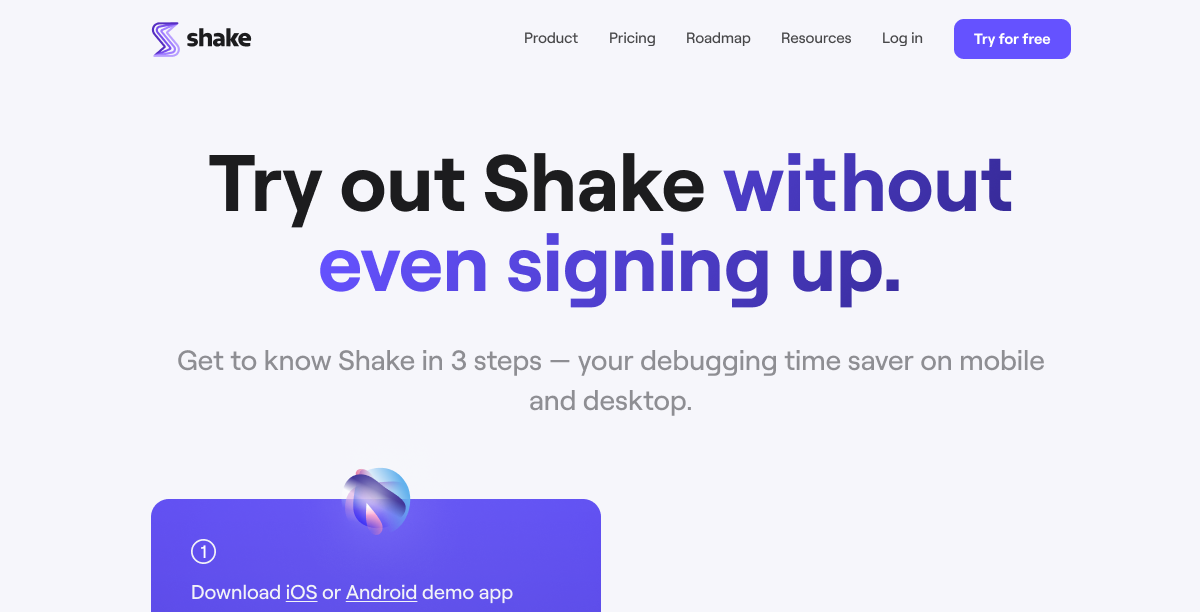 Demo | Shake