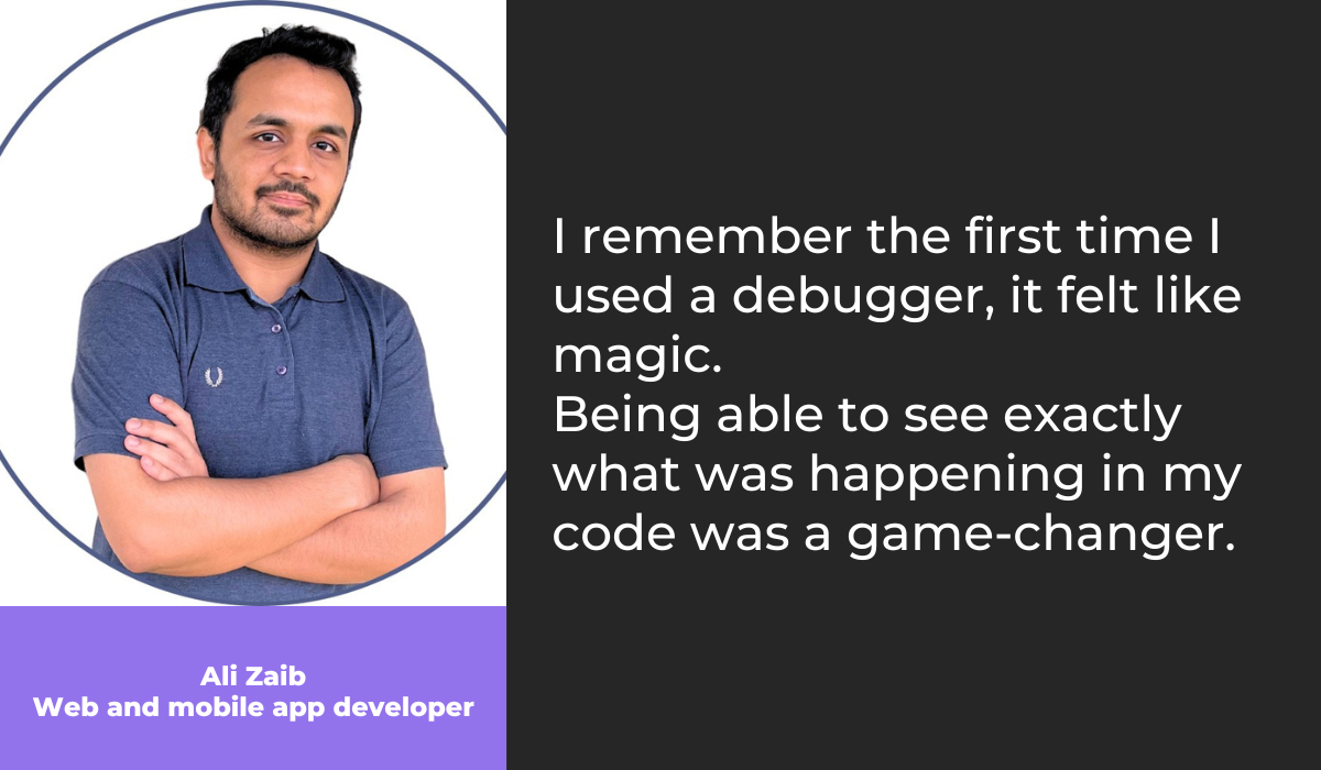 Ali Zaib debugger quote