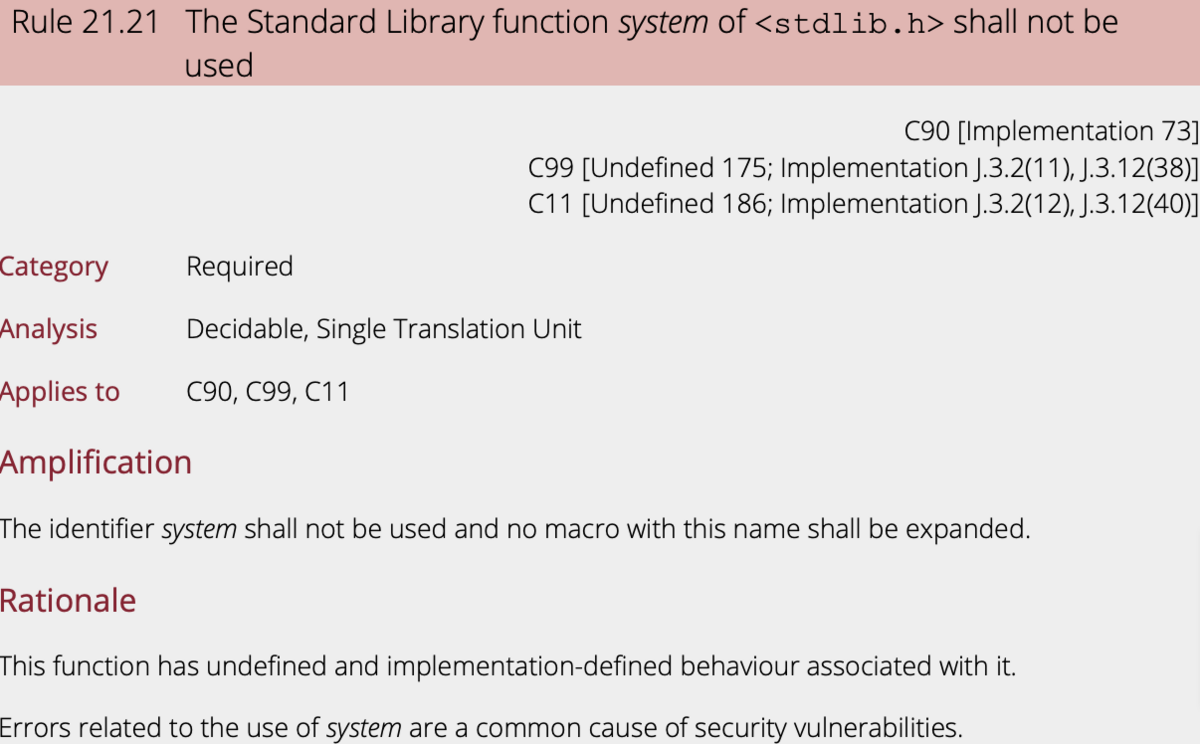 Static analysis