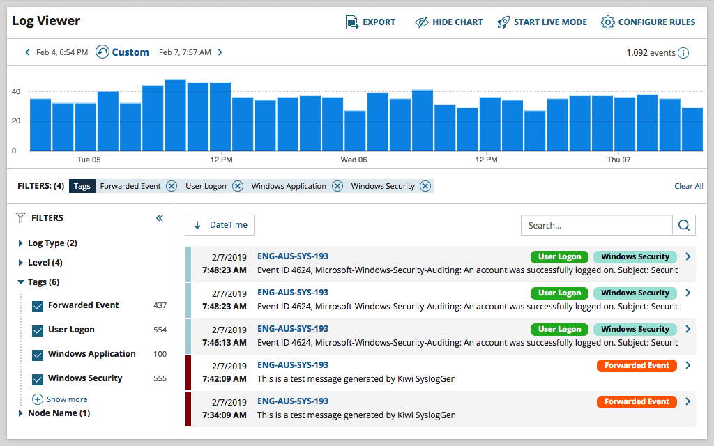 Log viewer 