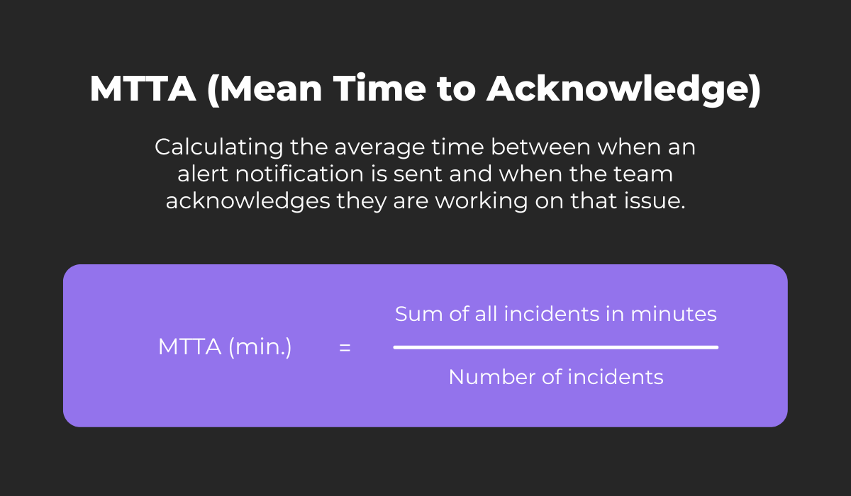 MTTA definition