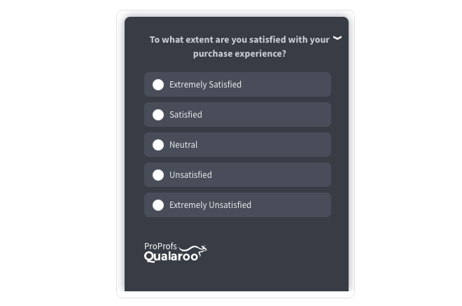 app satisfaction questions