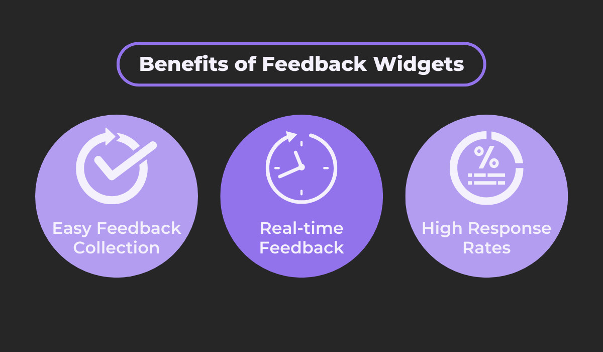feedback widget benefits graphic