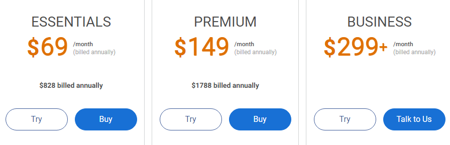 qualaroo pricing and plans screenshot