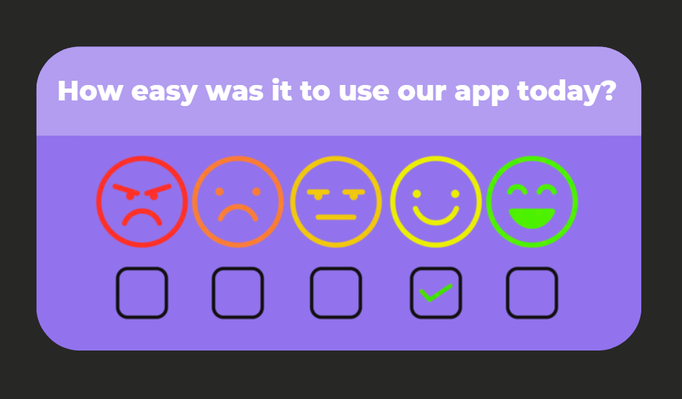 example of a customer effort score form