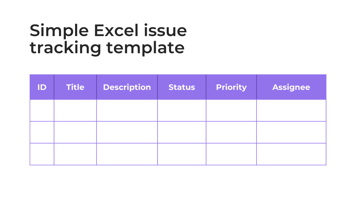 illustration of an excel template