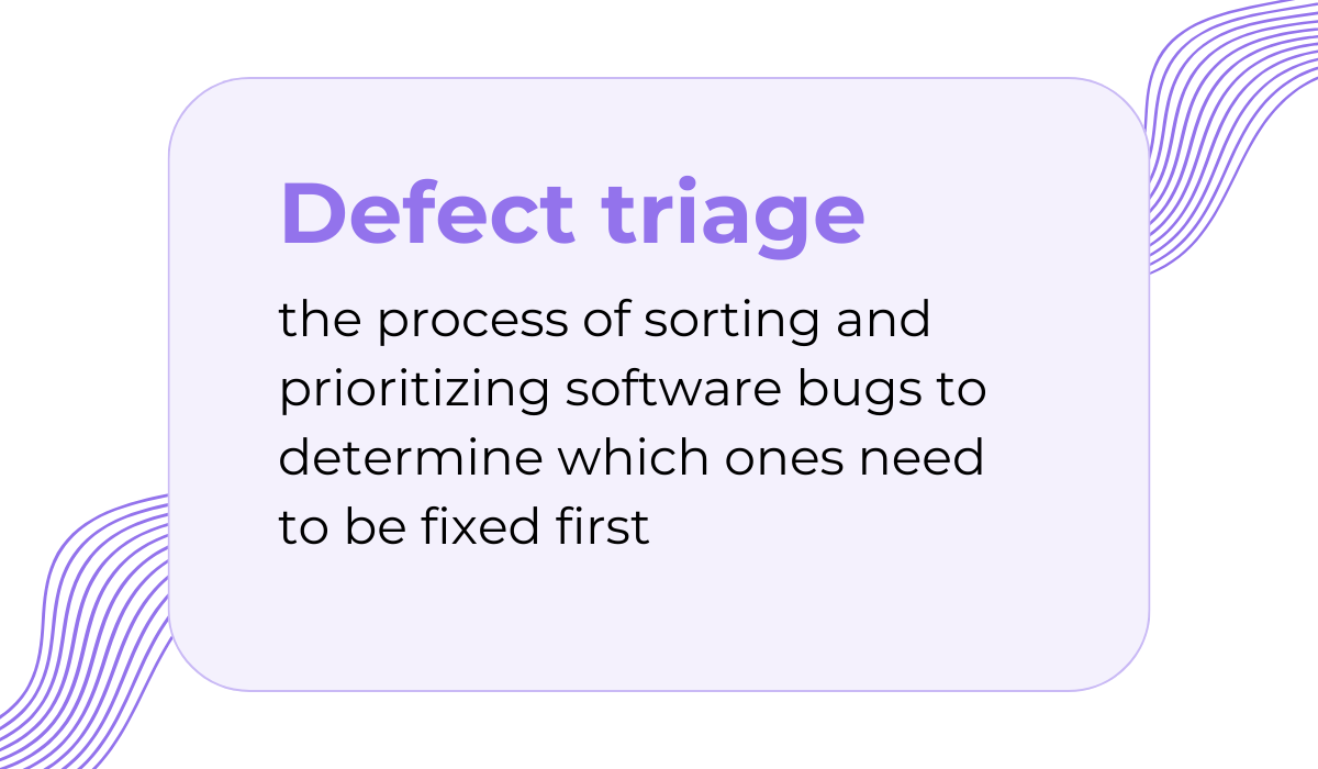 defect triage definition