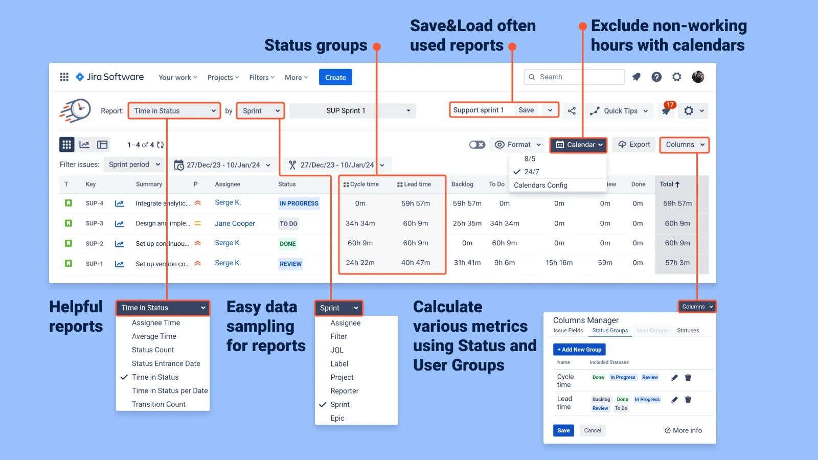 jira tool screenshot