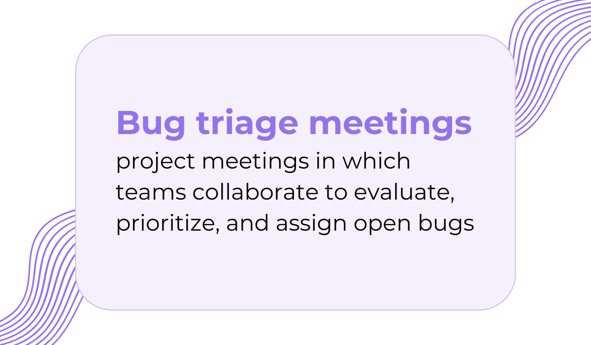 bug triage meetings definition