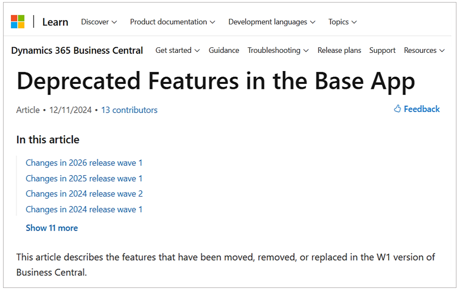 Microsoft dashboard
