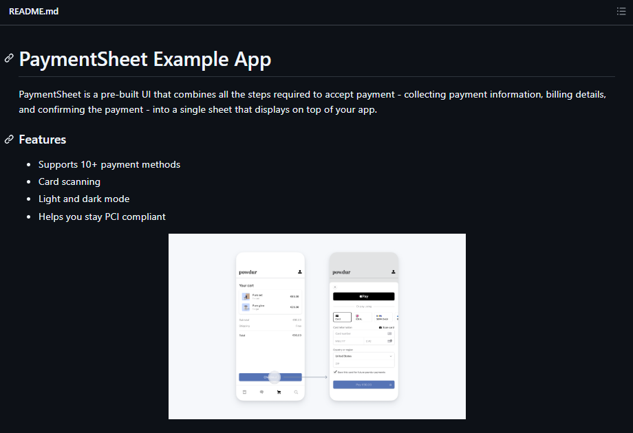 GitHub dashboard