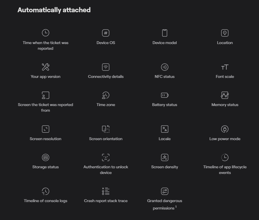 Shake dashboard