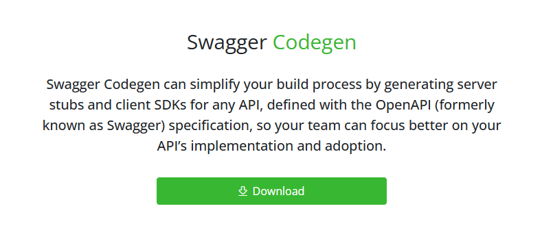 Swagger dashboard