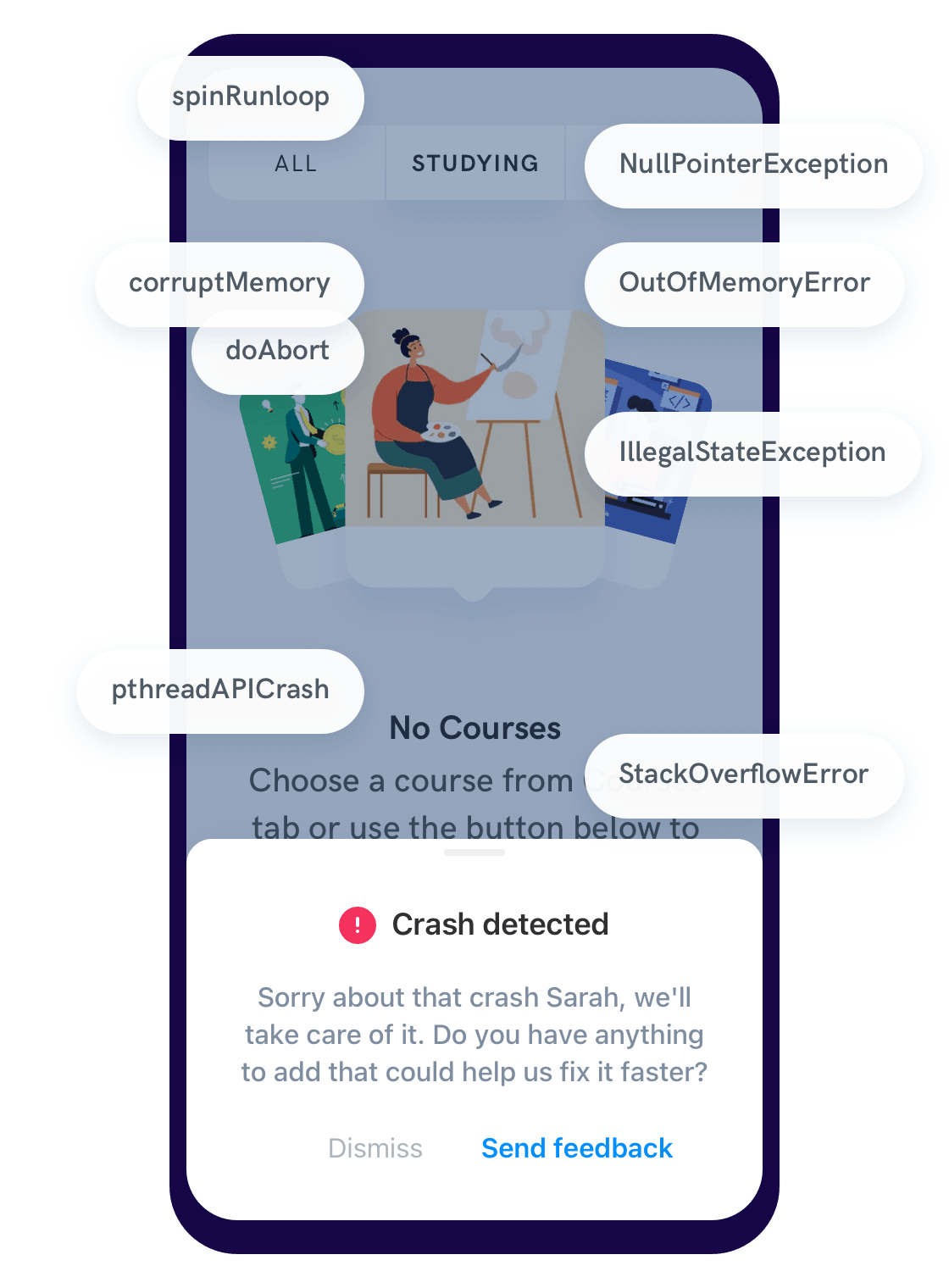 Shake dashboard