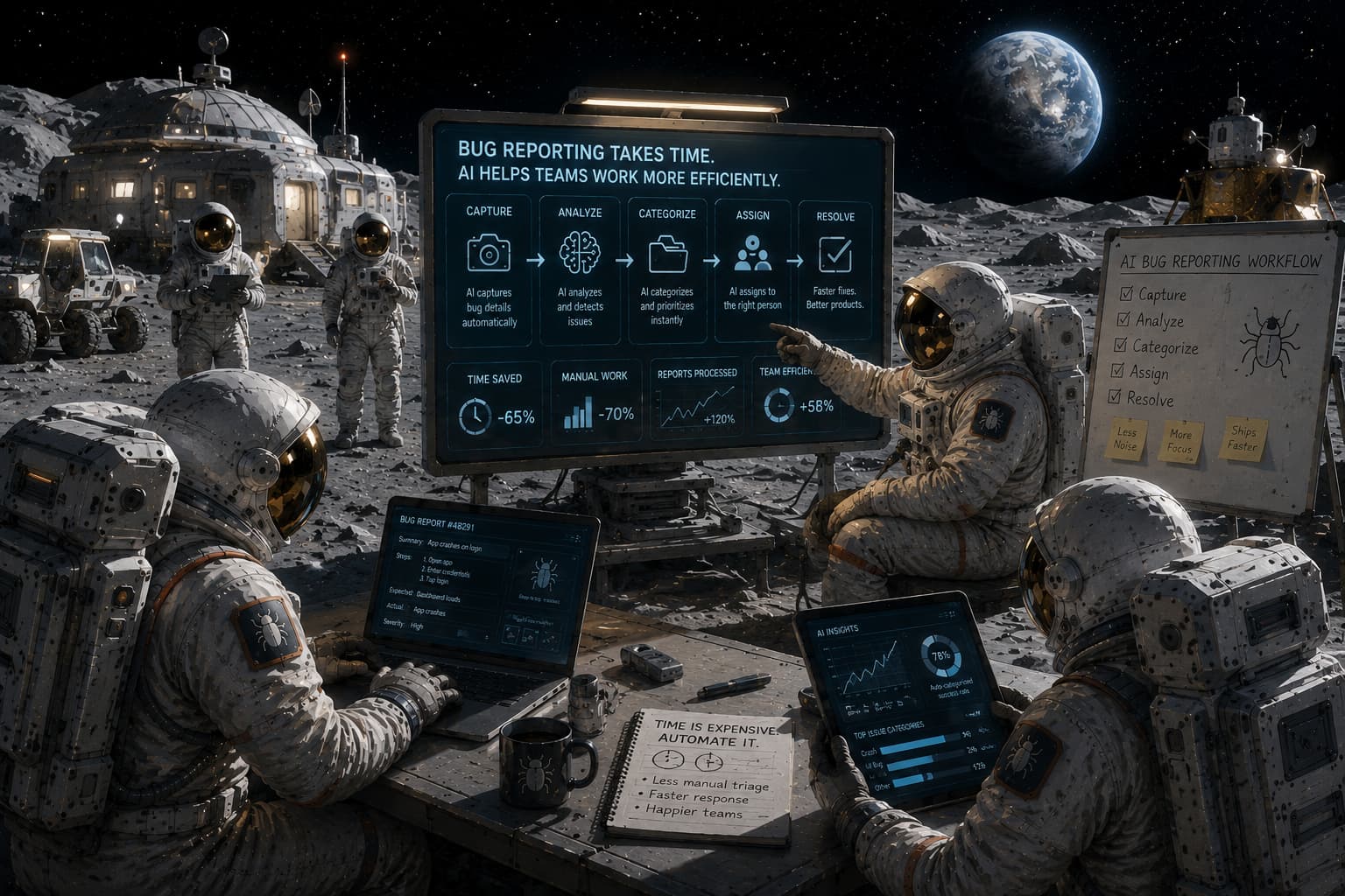 Bug reporting takes time. Here's how AI helps teams work more efficiently